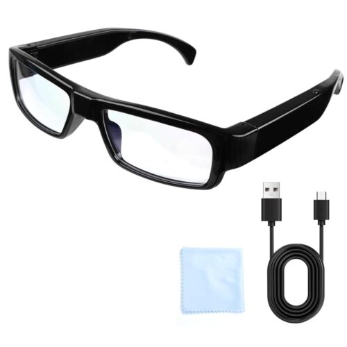 1080P HD Glasses Outdoor Sports Wearable Glasses with for Cycling, Hiking,Climbing and Traveling