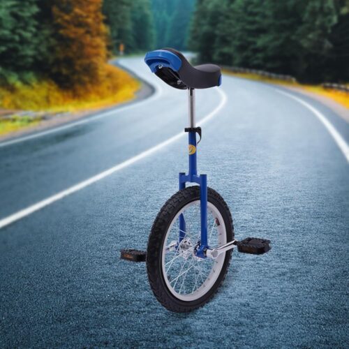 24" Wheel Unicycle with Alloy Rim,Wheel Outdoor Unicycle Adjustable Seat Exercise Bicycle Unicycle