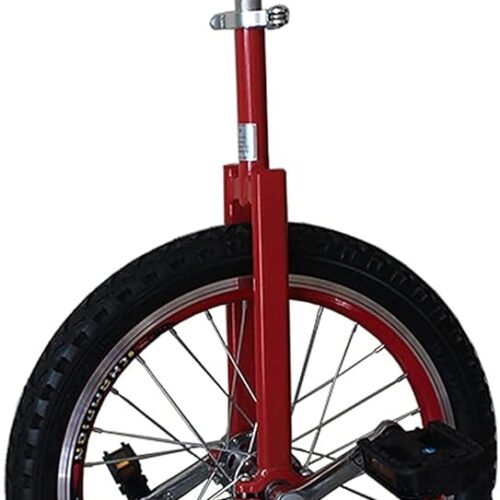 24inch Unicycles with Handles - Adults/Heavy Duty People/Professionals, Outdoor Large Wheel Unicycle with Fat Tire and Adjustable Saddle