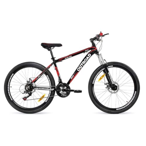 26-inch Mountain Bike, High-Aluminum/Carbon Steel Frame, 21-Speed Dual Disc Brake Mountain Bike with Lock-Out Suspension Fork for Men and Women