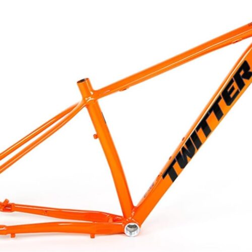 27.5er 29er Mountain Bike Hardtail Frame 15" 17" 19" Aluminum Alloy Rigid Disc Brake Frame Quick Release Frame 135mm QR, Internal Routing BSA BB68mm(Orange,29 * 15")