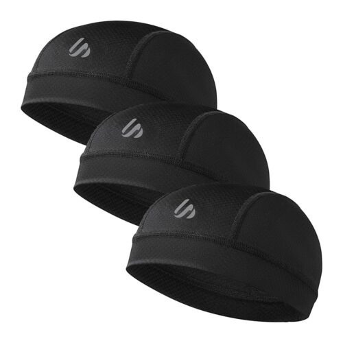 3 Pieces Skull Cap Helmet Liner, Cooling Hat Welding Cycling Beanies Head wrap for Men Women Hard Hat Durags