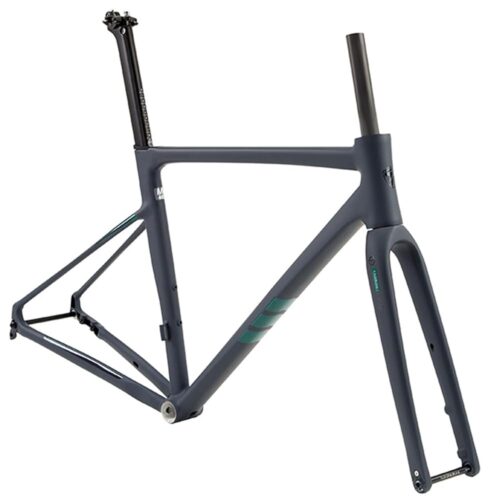 700C Road Bike Frameset 41cm/45cm/48cm/51cm/54cm Aluminum Alloy Frameset with Carbon Fiber Fork Disc Brake Thru Axle Frame F12×100MM R12×142MM Internal Routing