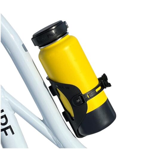 ABC by BiKASE - Any Bottle Cage, Bike Water Bottle Holder - Fits Any Bottle, Container, Speaker, Bicycle Bottle Holder for Frame or Handlebar