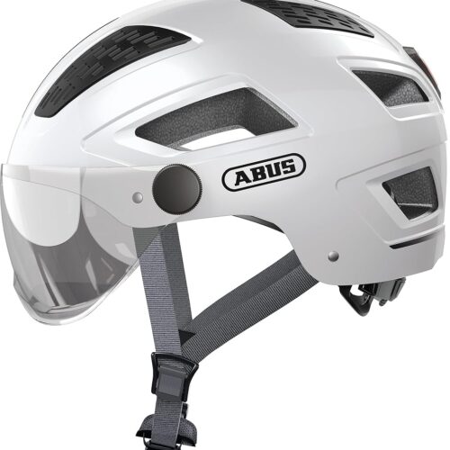 ABUS Unisex-Adult HYBAN 2.0 ACE Helmet, Arctic White, L