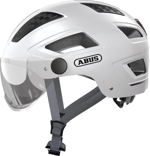 ABUS Unisex-Adult HYBAN 2.0 ACE Helmet, Arctic White, L