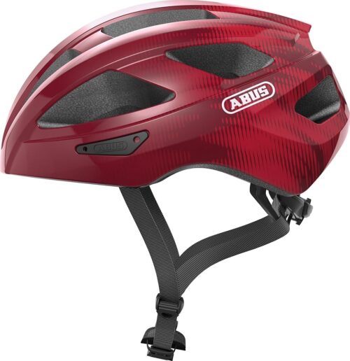 ABUS Unisex-Adult MACATOR Helmet, Burgundy Red, S