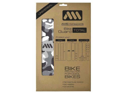 All Mountain Style AMS Honeycomb High Impact Frame Guard Total - Protects Your Bike from Scratches and dings