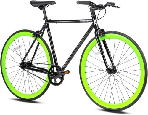 AVASTA Single-Speed Fixed Gear Urban Commuter Fixie Bike Flip Flop Hub Bicycle, Multiple Colors