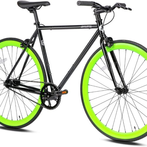 AVASTA Single-Speed Fixed Gear Urban Commuter Fixie Bike Flip Flop Hub Bicycle, Multiple Colors