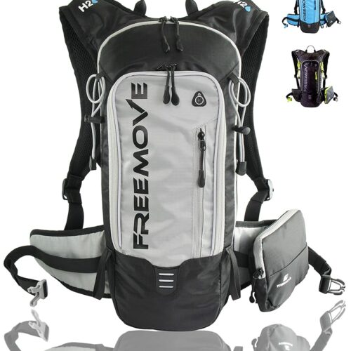 Backpack Daypack 10L, Phone Pocket, Suitable as Light Hydro Pack for Hiking, Running, MTB, Biking, Water Bladder NOT Included