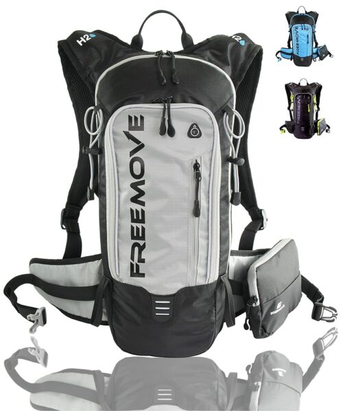 Backpack Daypack 10L, Phone Pocket, Suitable as Light Hydro Pack for Hiking, Running, MTB, Biking, Water Bladder NOT Included