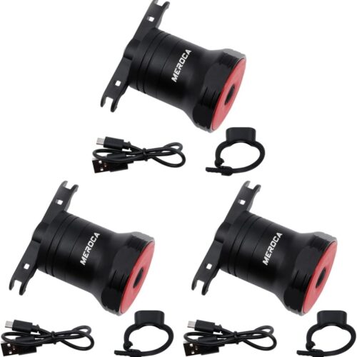 BESPORTBLE 2 Pack Bike Tail Light Rechargeable Taillight USB Cycling Tailight Bike Safety Light USB Rechargeable Waterproof