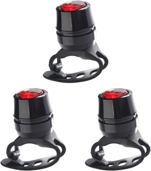 BESPORTBLE 2pcs for Bike Aluminum Taillight Taillights Night Brake Rear Turn Accessories Waterproof Outdoor Safety Lamp Warning Light Tail Led Mountain Cycling Charging Highlighter