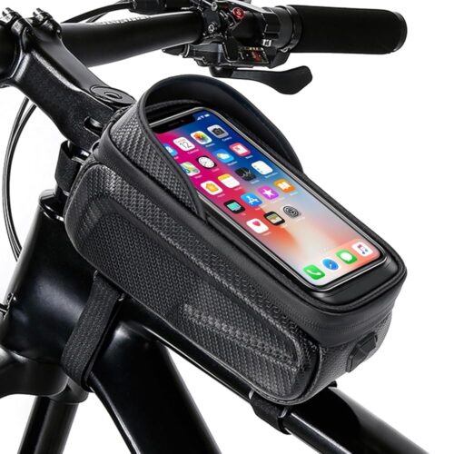 Bicycle Bag,Bicycle Accessories,New Cell Phone Front Rack Bag Holder,Sturdy Design No Deformation,Waterproof,Bicycle Bag,Men's Bicycle Gift Gear,Cell Phone Organizer for Cell...