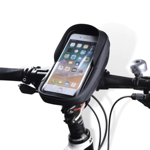 Bike/Bicycle Phone Front Frame Bag, Waterproof, Tube Bag, Cycling Pouch - Compatible for Phones Under 6.65”