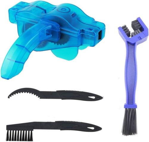 Bike Chain Cleaner Kit, Bicycle Chain Cleaner Gear Brush Quick Clean Tool for All Types of Bicycle/Cycling Mountain Bike Chains