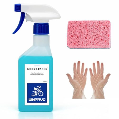 Bike Cleaner Spray Chain Degreaser: Drivetrain ＆ Brake Wash for Bicycle 350ML,Neutral Detergent, No Damage to Bike Body