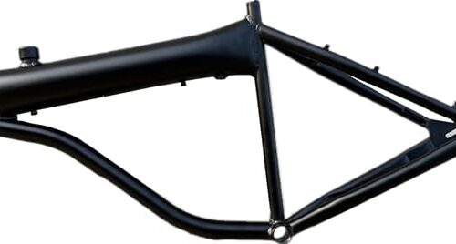 Bike Gas Frame Black Color 2.75L Gas Tank Built Bicycle Frame, Bicycle Gas Tank Frame Motorized Bicycle Frame