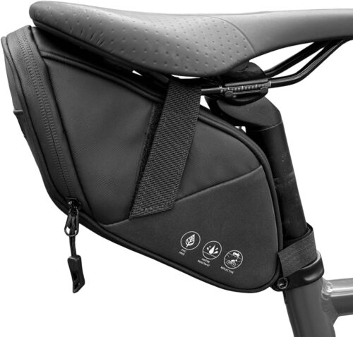 Bike Saddle Bag, Water Resistant Bicycle Seat Bag, Bike Bags for Bicycles, Cycling Under Seat Pouch, Bike Seat Pack for Mountain Road Bikes and Commuter