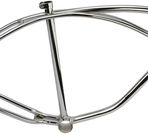 Bike Steel 26" Bicycle Beach Cruiser Frame, Multiple Colors