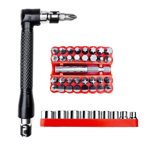 Bike Tool Kit, 44 in 1 Multitool with Screwdriver Socket Hex Key Allen Wrench Drill Bit Set CR-V Steel Metric Mini Bicycle Accessories Repair Tools Set for Adult Bikes Road...