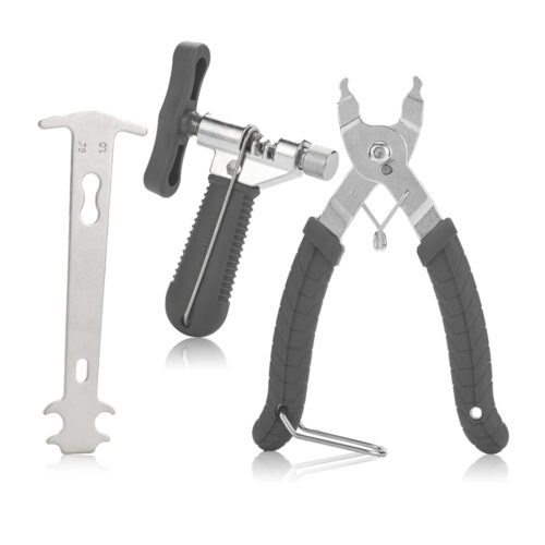 Bike Tool Set(3pcs) Bike Chain Tool Bike Link Plier Chain Checker Perfect Tool for Bike Repair