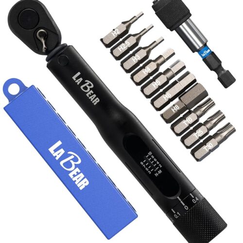 Bike Torque Wrench 1/4 drive set, Dr. 2-10 Nm Multi-Function Cycling Bicycle Multitool Repair Kits - Bike Tool Set - Great for Mountain & Road Bikes. EDC tool