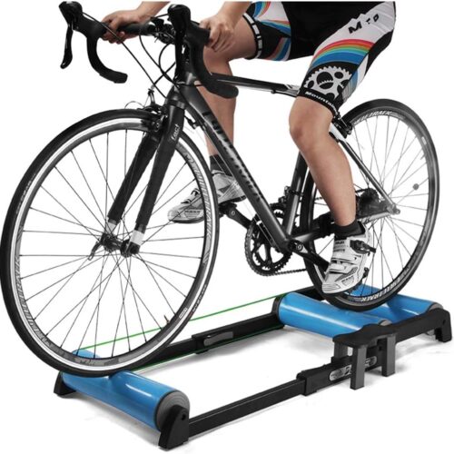 Bike Trainer Stand Bicycle Roller Riding Platform Mountain Bike Riding Platform Indoor Training Platform for Mountain Roads Fitness Equipment