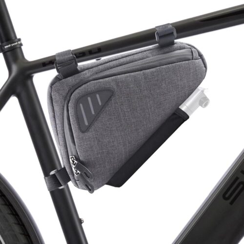 Bike Triangle Bag, Water-Resistant Bike Frame Bag with Many Pockets, Top Tube Bike Accessories Storage Pouch, Cycling Accessories Pack for Road MTB Mountain Bicycle Men Women