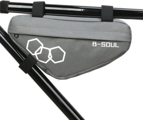 Bike Triangle Frame Bag Bicycles Front Top Tube Bag Triangle Pouch Cycling Tool Saddle Bag for Road and Mountain Bikes