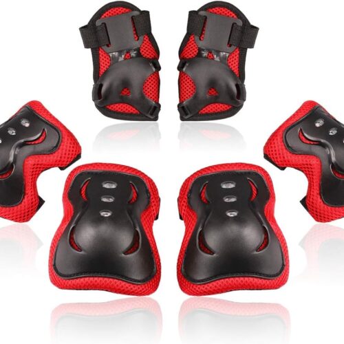 BOSONER Kids/Youth Knee Pad Elbow Pads Guards Protective Gear Set for Roller Skates Cycling BMX Bike Skateboard Inline Skatings Scooter Riding Sports