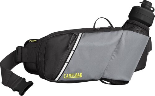 CamelBak Podium Flow 4 Hydration Belt 21oz, Silver/Lime