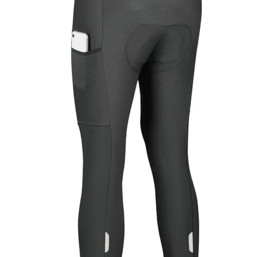 CEROTIPOLAR Thermal Fleece Cycling Tights, Bibs Tights, Bike Bibs Pants for Fall and Cold Winter