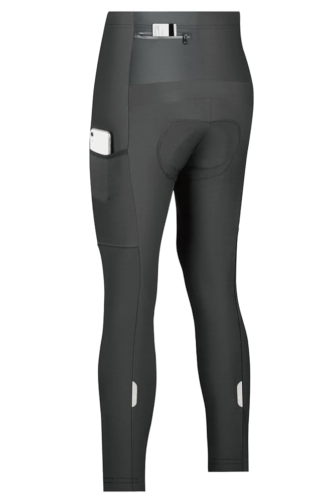 CEROTIPOLAR Thermal Fleece Cycling Tights, Bibs Tights, Bike Bibs Pants for Fall and Cold Winter