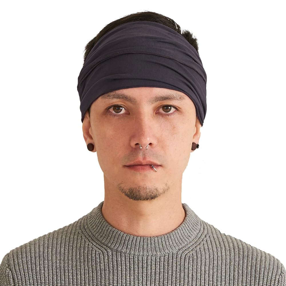 CHARM Headband Bandana Japanese Style - Mens Head Wrap Womens Hair Band by Casualbox