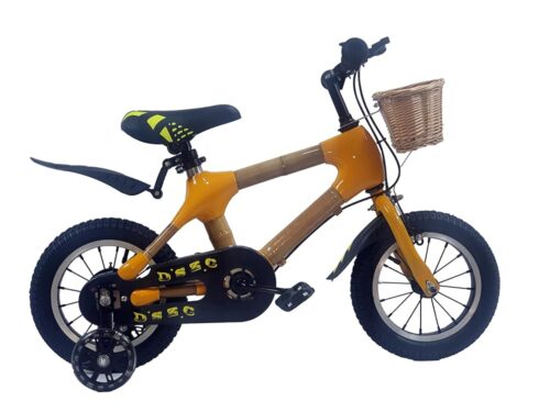 Children Bicycle Manual Woodiness Bicycle Using Solid Bamboo Frame Bike