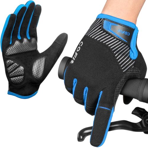 COFIT Anti-Slip Cycling Gloves for Men Women, Touchscreen Breathable Gloves Mountain Bike Gloves for BMX ATV MTB Riding, Road Racing, Bicycle, Climbing, Boating