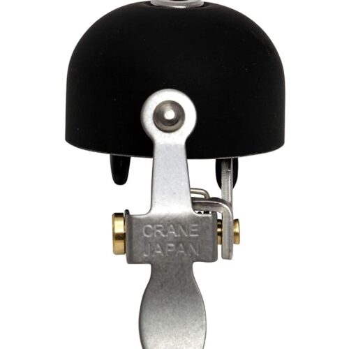 Crane Bike Bell E-Ne Bicycle Bell, Made in Japan for Road Bikes or Mountain Bikes, Fits All Handle Bar Sizes & Types