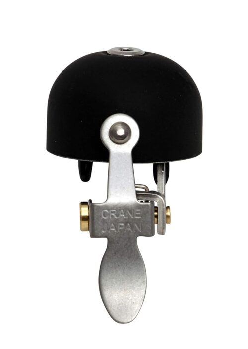 Crane Bike Bell E-Ne Bicycle Bell, Made in Japan for Road Bikes or Mountain Bikes, Fits All Handle Bar Sizes & Types