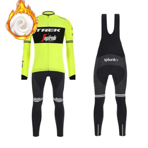 Cycling Sleeve Jersey Suit Mens 4D Padded Pants,Fleece Cycling Set,Reflective Windproof Jacket,3 Pockets