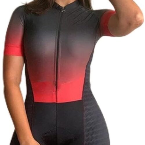 CYTSH Female cycling wear Female Team Triathlon Suit Women's Cycling Jersey Skinsuit Jumpsuit Set Gel