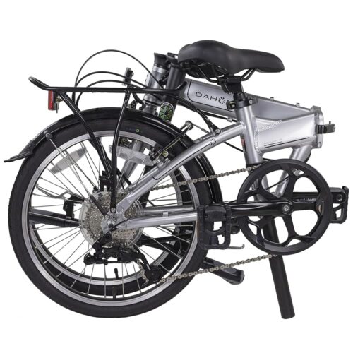 Dahon Mariner D8 Folding Bike, Lightweight Aluminum Frame; 8-Speed Gears; 20” Foldable Bicycle for Adults