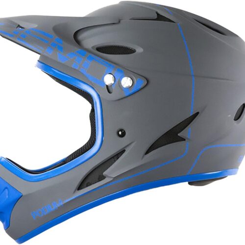 Demon United Podium Full Face Helmet Grey/Blue Lrg