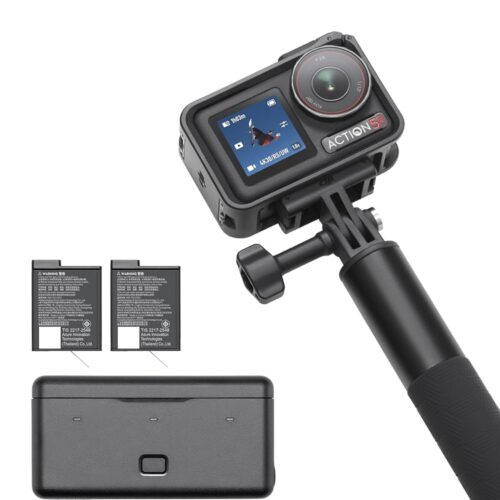 DJI Osmo Action 5 Pro Adventure Combo, Action Camera 4K with 1/1.3" Sensor, 12h Extended Battery Life with 3 Batteries, Stabilization, Dual OLED Touchscreens, Mini Action Camera...