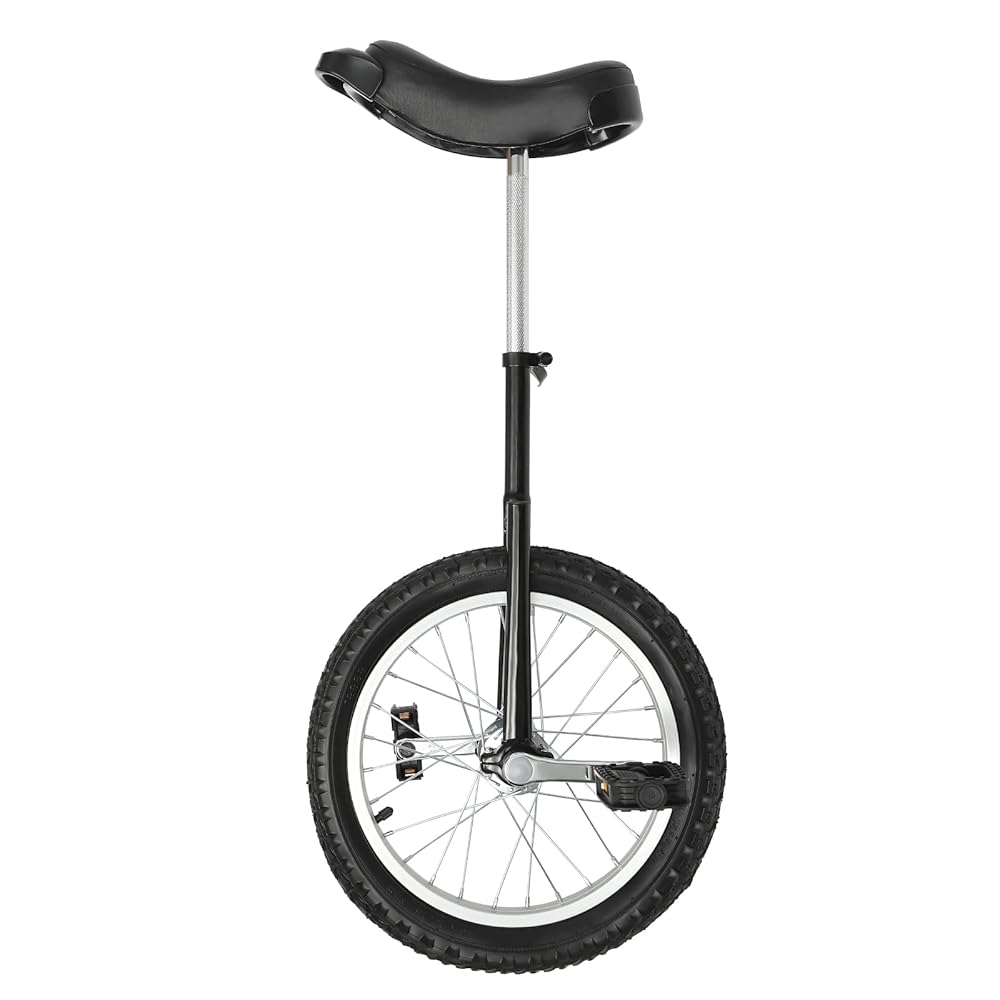 DYNAMI Unicycle with Excellent Steel Frame,Leakproof Tire,Adjustable Height,Curved PU Seat,Mute Bearing,Anti-Slip Designs,for Outdoor Sports Fitness Exercise DYNAMI Unicycle with Excellent Steel Frame,Leakproof Tire,Adjustable Height,Curved PU Seat,Mute Bearing,Anti-Slip Designs,for Outdoor Sports Fitness Exercise