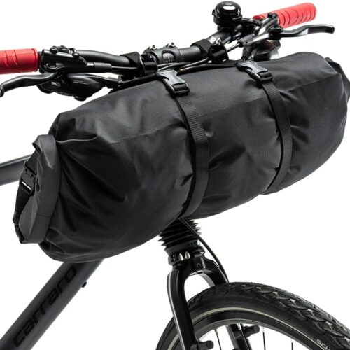 EasyRider Bike Handlebar Bag - Waterproof, Durable Cordura Fabric & Bicycle Equipment Holster Set - Front Biking Storage, Bikepacking Dry Bag for Cycling Travels - 15 lt