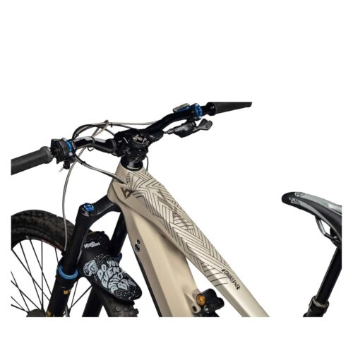 Ebike - Stay Free (Matte/Black) Bike Frame Protector Dyed Bro