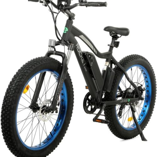 ECOTRIC 26” Fat Tire Electric Bike Powerful Adults Mountain Bicycle 500W Motor 36V/12.5AH Removable Lithium Battery Beach Snow Ebike Shock Absorption - 90% Pre Assembled