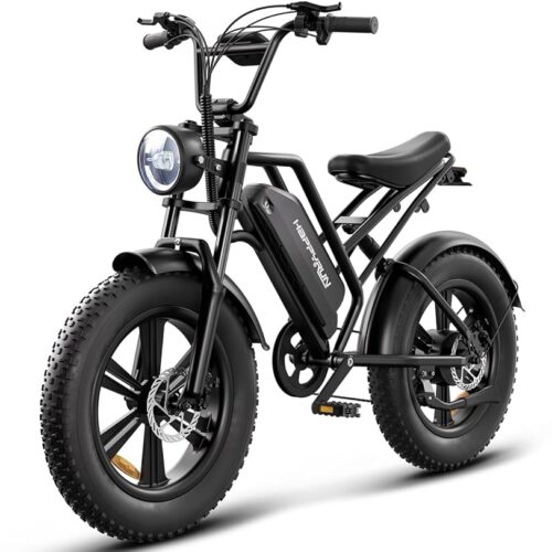 Electric Bike for Adults, 20" Fat Tire Ebike with 1500W Brushless Motor/ 48V 18Ah Removable Battery, Up to 30MPH / 68 Miles, 7-Speed Transmission UL Certified